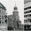 Ob die Musikinsel mit Baumwollspinnerei Trötschler (links), die Theresienkapelle im Industriegebiet (Mitte) oder der Holzerbau (rechts): ...