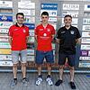 Zurück im Grütt: Julian Rümmele (Mitte) spielt kommende Runde wieder beim FV Lörrach-Brombach, für den er schon in seiner Juniorenzeit ...