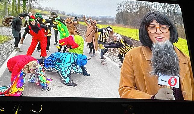 Vom großen Insektenauflauf auf dem Radweg im Auental berichtete Luisa Hensler mit dem „Kultur|O TV“.