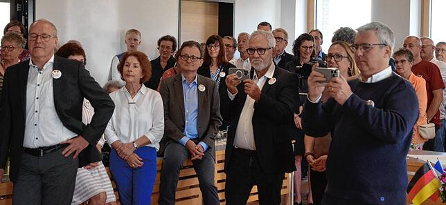 Bild 29: Bilder vom Empfang der Delegation aus Ensisheim im Markdorfer Rathaus (1/2)