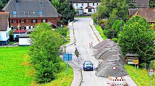 Die Sanierung der Hammereisenbacher Ortsdurchfahrt und die damit verbundenen Probleme sind Dauerthema. Bild: Hartmut ketterer