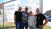 Sie sind das Kernteam des Schlossfestvereins (von links): Diana Spielberger, Martin Sedlak, Petra Kaiser und Alexander Reinhart. Foto: ...