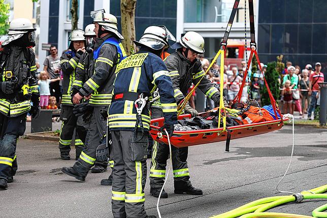 Bild 14: Bilder der Schauübung von Radolfzeller Hilfsorganisationen