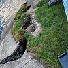 Am Hertener Loch ist die Böschung oder Umfassung der Wiese abgebrochen. Zuständig ist Energiedienst.