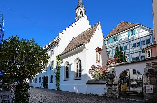 Das Spital „Zum Heiligen Geist“ ( hier von der Seestraße aus gesehen) Ende 2022. Bild:Gerald Jarausch