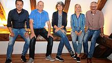 Die Vereinsspitze des neu gegründeten Vereins &bdquo;Kulturfreunde Thalheim&ldquo; (von links): Rainer Hafner, stellvertretender ...