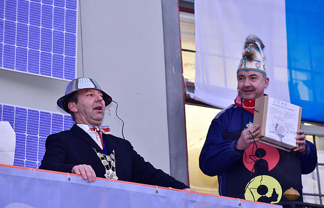 Bild 25: Fastnachtliche Schlüsselübergabe am Villinger Rathaus 2025