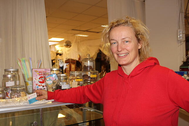 Aline Witschel ist erfolgreich mit dem Café "Moccafloor", das zugleich Kulturbühne ist.