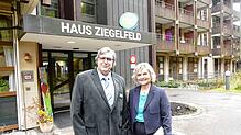 Mit Zuversicht: Der ärztliche Direktor Dirk Pade und Geschäftsführerin Sabine Pirnay-Kromer sind das Führungsduo des neuen Reha-Zentrums ...