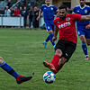 Hattrick: Mit drei Treffern hatte Jason Cerimi wesentlichen Anteil am 4:0-Sieg des FC 08 Bad Säckingen gegen den SV Waldhaus.