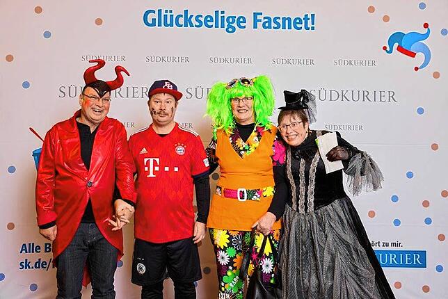 Bild 20: Fasnacht im Konzil: Narren strahlen vor der SÜDKURIER-VIP-Wand – die besten Bilder