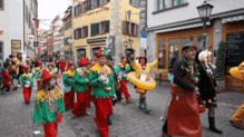 Bild : Glückselige Fasnacht, einsame Fasnacht: Zwischen diesen Bildern aus Konstanz liegt nur ein Jahr &ndash; und die Corona-Pandemie