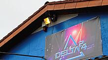 Dunkle Wolken ziehen sich über dem Delta in der Raiffeisenstraße zusammen. Das Bild wirkt beinahe symbolisch. Für das Delta ist bald ...