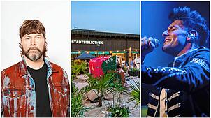 Beim Sommersound VS (links) trifft man auf Rea Garvey, beim Honberg-Sommer auf Alexander Eder (rechts) und in VS-Schwenningen kann man ...