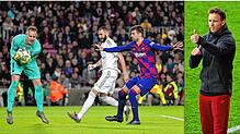 Torhüter Marc-André ter Stegen (links) und Verteidiger Gerard Piqué (mitte) kommen mit dem FC Barcelona nach Donaueschingen. Julian ...