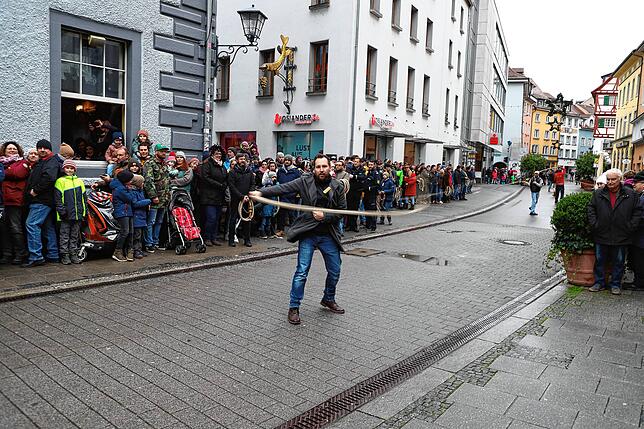 Bild 8: Überlingen: Einschnellen der Fasnet am Dreikönigstag
