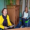 Die Caritas Linzgau will auch während der Corona-Krise für Hilfsbedürftige da sein. Links: Patricia Fleig vom Caritassozialdienst, ...
