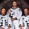 Die Besatzung von Apollo 11. Von links: Neil Armstrong, Michael Collins und Edwin &bdquo;Buzz&ldquo; Aldrin.