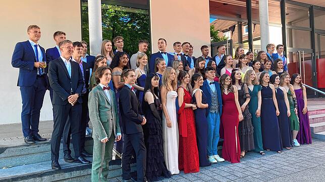Mussten in ihrer Oberstufenzeit mit den Lernerschwernissen durch die Pandemie klarkommen: Die Abiturienten des Friedrich-Hecker-Gymnasiums.