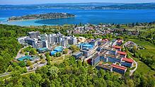 Die Luftaufnahme der Universität Konstanz entstand im Mai 2020.