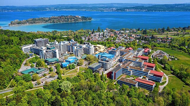 Die Luftaufnahme der Universität Konstanz entstand im Mai 2020.