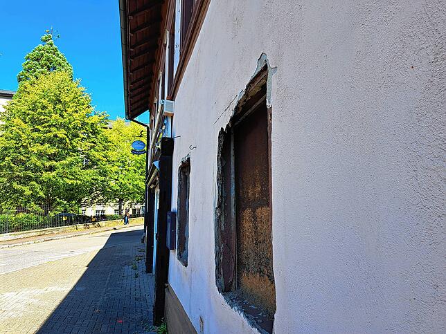 Der ehemalige Gasthof Kreuz in Wehr-Öflingen im Spetember 2023.