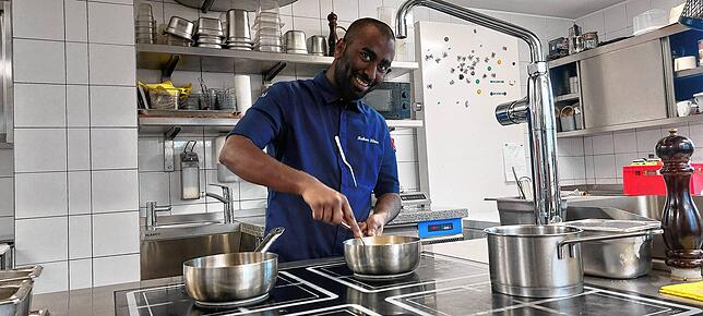 Küchenchef Rabeea Klaus.