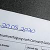 Neu ist seit Wiedereröffnung der Gaststätten die Angabe der Kontaktdaten der Gäste.