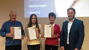 Stephan Bücheler, Bürgermeister der Gemeinde Dachsberg beim Neujahrsempfang im Rathaus. Bild: Karin Steinebrunner