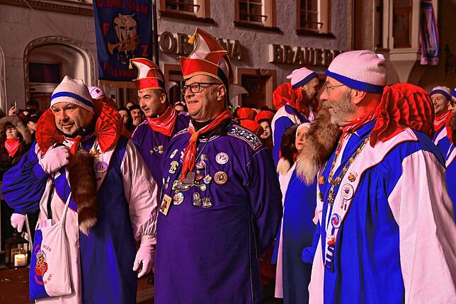 Bild 20: Villinger Fasnet wird mit Feuerwerk am Bickentor begrüßt