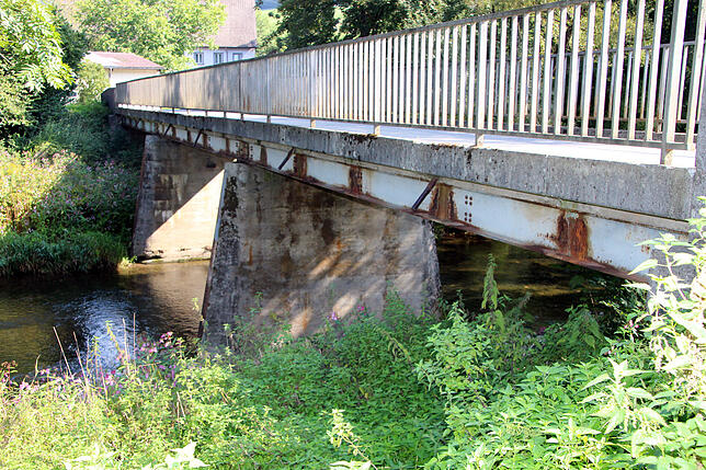 Die Wutachbrücke in Achdorf muss dringend saniert werden.