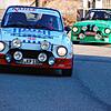 Konzentriert: Das Bild zeigt zwei Teilnehmer der Rallye in Degerfelden, vom Dinkelberg her kommend.
