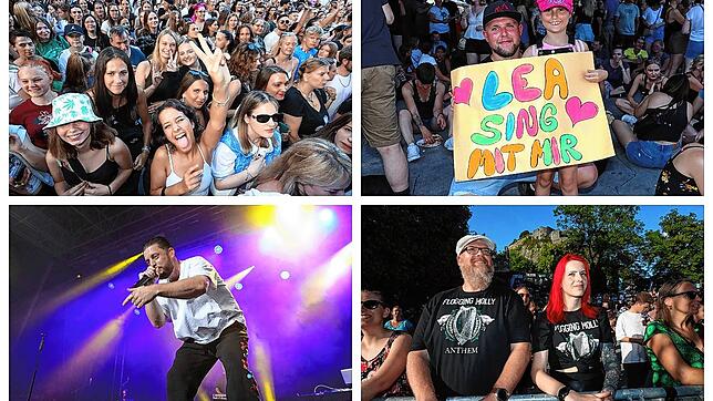 Eindrücke von drei Tagen Hohentwielfestival mit vier Künstlern und tausenden Besuchern in Singen.