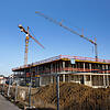 Die neue Eichendorff-Realschule in Gottmadingen nimmt Gestalt an, wie ein aktueller Blick auf die Baustelle zeigt. Bild: Sabine Tesche