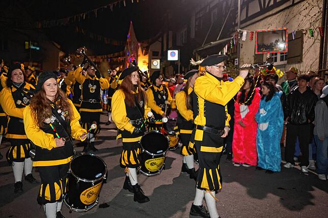 Bild 7: Die schönsten Bilder vom Nachtumzug in Möggingen 2025: 30 Gruppen im närrischen Treiben
