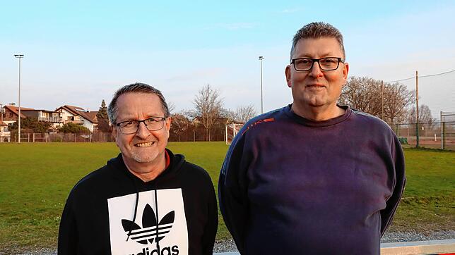Thomas Streibert (links) und Mark Schuster sind beim SV Allensbach als Interimstrainer eingesprungen.