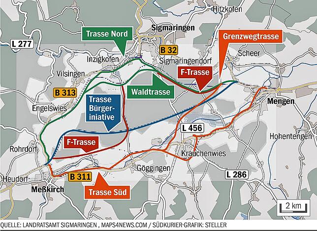 Bild 1: Petition für Bürgertrasse der B311