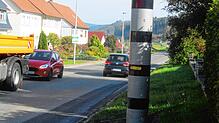 Das Verkehrsaufkommen in der Ortsdurchfahrt Aulfingen hat um 2,8 Prozent zugenommen. Bild: Franz Dreyer