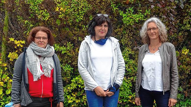 Die Schulsozialarbeiterinnen Susanne Fricke, zuständig für die Grundschulen, Angelika Winter für das Nellenburg Gymnasium und Petra ...