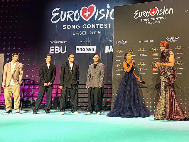 Bild 12: Alle Bilder zur „MET-Gala Europas“ in Basel: So präsentieren sich die ESC-Acts bei der Eröffnungszeremonie