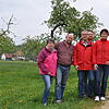 Machen sich Sorgen um ihr Dorf (von links): Ursula Kästle, Reinhold Kästle, Thomas Dauwalter, Andreas Dauwalter, Regina Dauwalter und ...