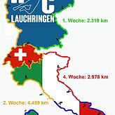 So viel Wegstrecke haben die Lauchringer Handballer zusammengerechnet zurückgelegt.