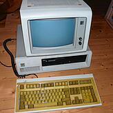So sahen erste Heimcomputer von IBM aus. Das Archivbild entstand bei einer Ausstellung im Forum am Bahnhof in St. Georgen 2017.