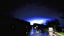 Grelle Blitze erhellen am Donnerstagabend den Himmel. Diese Aufnahme entstand bei Furtwangen.