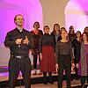 Beatboxer Tobias Jäck erhält inmitten des Frauenchors Zoffvoices ein Solo. Das Publikum ist hingerissen vom Auftritt des Chors im ...