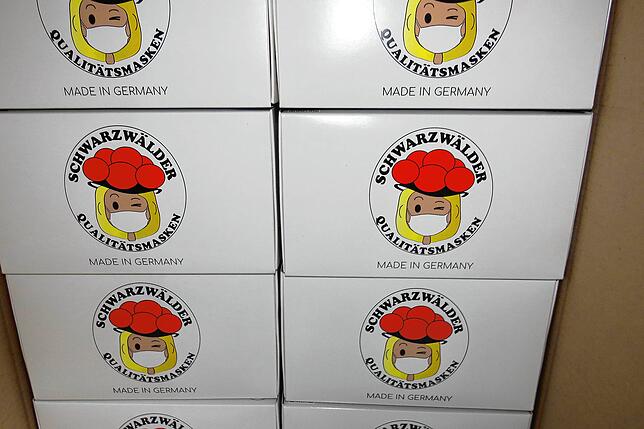 Das Design der Schwarzwälder Schutzmasken stammt von Alexander Hoer.