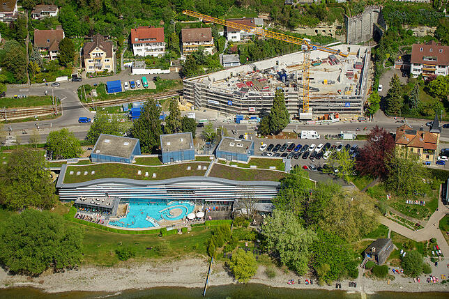 Nach den Problemen bei der Planung des Parkhauses Therme, laufen die Arbeiten nun umso problemloser, wie Sebastian Dix, Pressesprecher ...