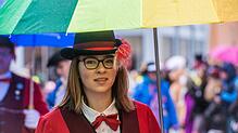 2018 war das Wetter an der Konstanzer Fasnacht so lala.