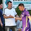 Abschied nach vier Jahren: Michael Hägele (Mitte, mit Pascal Pecoraro) ist ab Sommer nicht mehr Trainer des SV Buch.