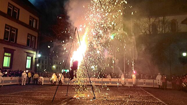 Die Fasnacht ist auch in Bad Säckingen vorbei &ndash; der Böög Geschichte.